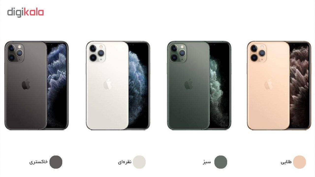 گوشی موبایل اپل مدل iPhone 11 Pro Max A2220 دو سیم‌ کارت ظرفیت 256 گیگابایت